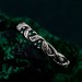 Emerald Silver Ring – Nature-Inspired Elegant Jewelry, Enchanted Forest Design with Vine & Willow Leaf