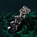 Unbreakable Ties: Gothic Chain Silver Ring
