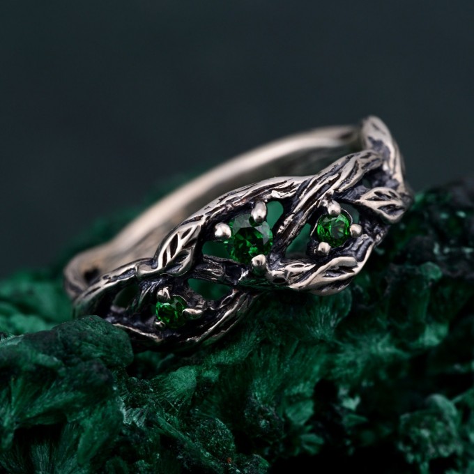 Branch of Love Silver Ring – Nature's Embrace Engagement Band, Woodland Whispers Silver Ring, Eternal Tree Branch Silver Band, Gift for Her