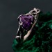 Handmade Topaz Twig Ring – Botanical Nature-Inspired Jewelry