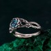 Handcrafted 925 Silver Topaz Ring – Minimalist Gemstone Jewelry for Women