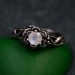 Oxidized Sterling Silver Serenity Ring