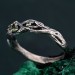 Eternal Tree Branch Silver Band - Woodland Whispers Design