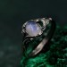 Moon Phase Silver Ring & Nature Inspired Twig Engagement Ring