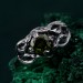 Woodland Elegance Ring – Silver Tree Bark Band, Nature-Inspired Texture, Rustic Tree Forest Ring