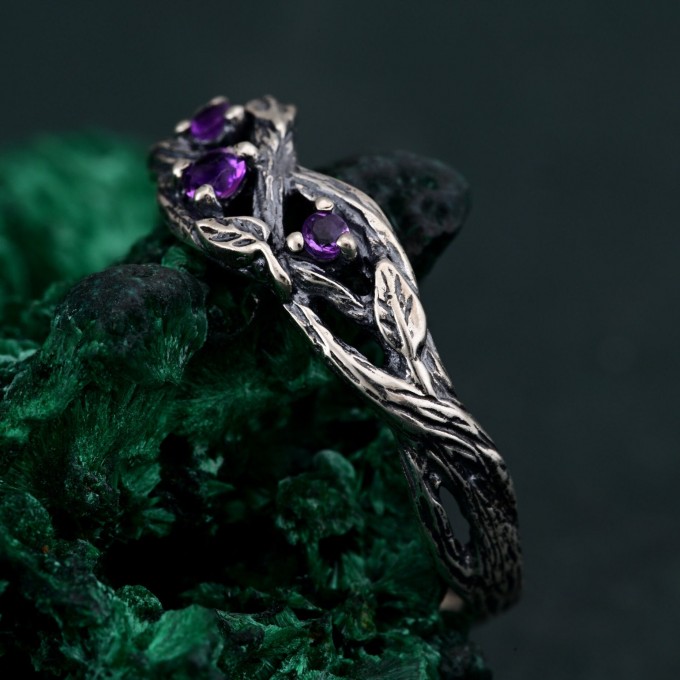Branch of Love Silver Ring