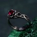 Nature-Inspired Handcrafted Lotus Silver Ring