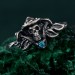 Gothic Skull and Mushroom Ring – Mystic Fungi Skullcap Jewelry