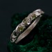 Enchanted Forest Peridot Ring - Elven Leaf Engagement Ring
