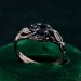 Midnight Enchantment: Blue Sapphire Silver Ring