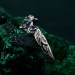 Witchy Fantasy Jewelry for Women – Chevron Wedding Band with Forest Theme, Nature-Inspired Engagement Ring