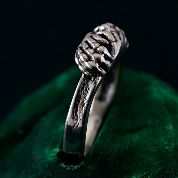 Claws of Valor: Gothic Lion Paw Ring