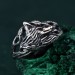 Enchanted Forest Fox Ring - Handcrafted Sterling Silver Statement Ring