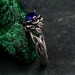 Leaf Embrace Sapphire Ring – Artistic Sterling Silver Botanical Engagement JewelryLeaf Embrace Sapphire Ring – Artistic Sterling Silver Botanical Engagement Jewelry
