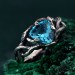 Nature-Inspired Topaz Ring – Leaves and Branches Design for All