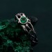 Binding Grove: Gothic Emerald Ring
