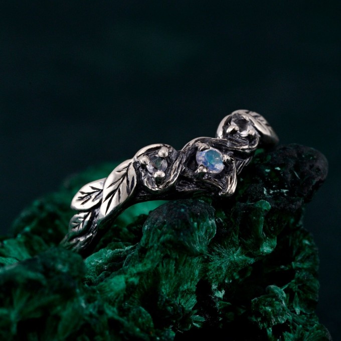 Elegant Handcrafted Gemstone Ring with Purple Stone – Perfect Luxury Gift