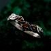 Wedding Ring Wooden Harmony – Wooden Wedding Branch, Wedding Ring Forest Branch, Branch of Love, Forest Wedding Band