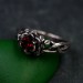 Lotus Blossom Silver Ring – Elegant Harmony Symbol for Him & Her