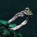 Rustic Elegance Twig Ring: Nature's Embrace and Woodland Promise Design