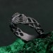 Handcrafted Silver Heart Embrace Ring – Artistic Hands Embracing the Symbol of Eternal Love