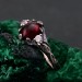 Romantic Silver Band: Ethereal Fairycore Flower Design