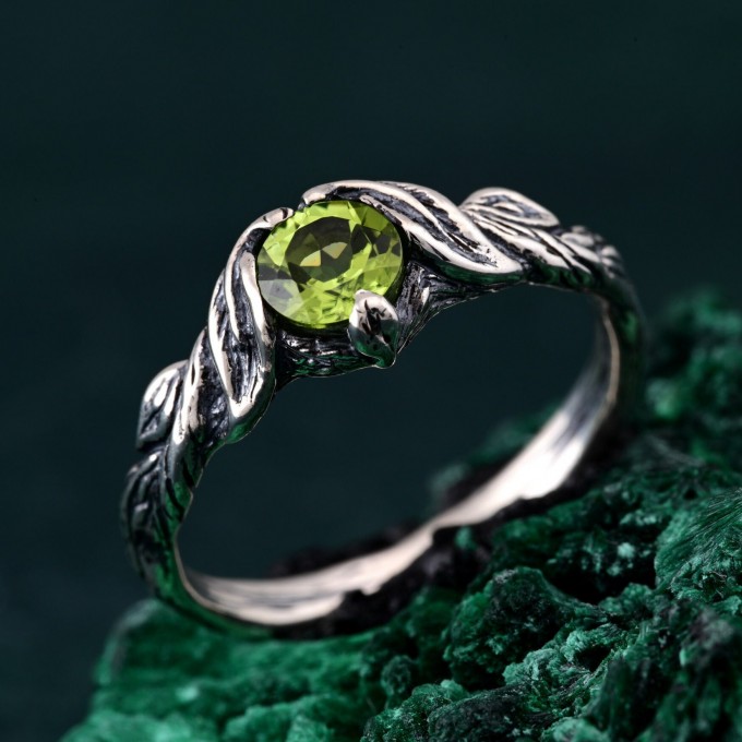 Nature's Embrace Rustic Elegance Twig Ring