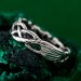 Enchanted Forest Silver Ring with Nature-Inspired Twig Design