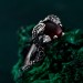 Thorn Snake Ring – Goth Serpent Design, Silver Dragon Scale Jewelry, Fantasy Serpents of the Thorns Style Accessory