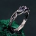Women's Wedding Bands – Nature's Finest Tree of Life Band, Leafy Splendor Silver Woodland Engagement Ring
