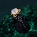 Moonstone Blossom Twig Ring & Enchanted Forest Moonstone Ring