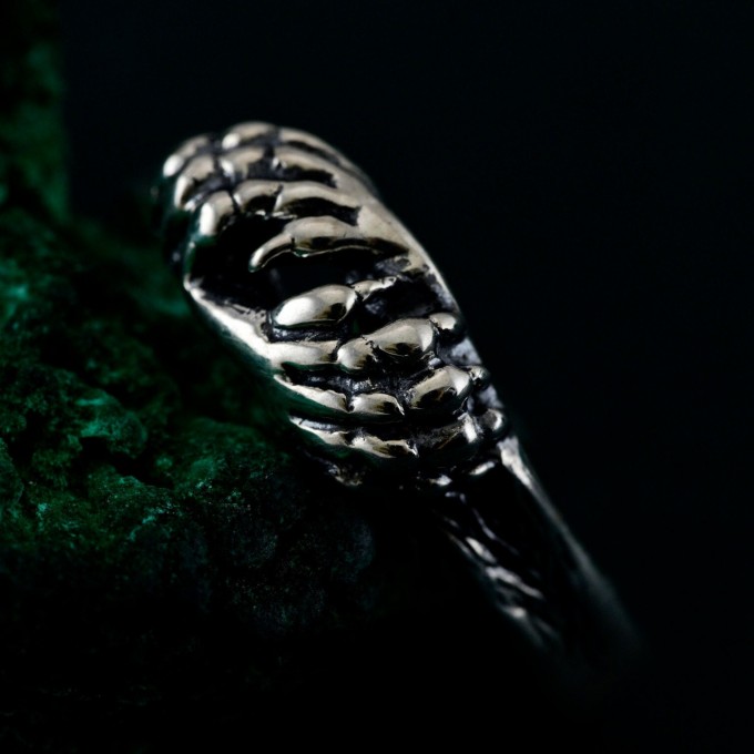 Claws of Valor: Gothic Lion Paw Ring