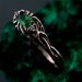 Emerald Elegant Leafy Wedding Band – Luxury Tree-Inspired Design, Exquisite and Unique Wedding Ring