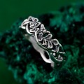 Silver Branch Ring: Nature-Inspired Harmony Band for Her & Him