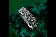 Silver Branch Ring - Nature-Inspired Harmony Band - Unisex Gift for Her & Him - Elegant Forest Jewelry