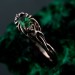 Emerald Elegant Leafy Wedding Band – Luxury Tree-Inspired Design, Exquisite and Unique Wedding Ring