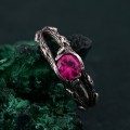 Nature's Touch Silver Branch Ring