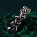 Mushroom Fantasy Ring - Nature-Inspired Silver Forest Symphony Ring