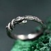 Enchanted Vines: Gothic Silver Nature Ring
