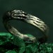 Sterling Silver Lion's Paw Ring – Lion's Power Viking Ring, Majestic Lions' Embrace Ring, Regal Mane Lion Lovers Gift Ring, Gift for Her