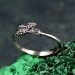 Unique Silver Twig Ring – Nature-Inspired Design, Perfect Christmas Jewelry for Women