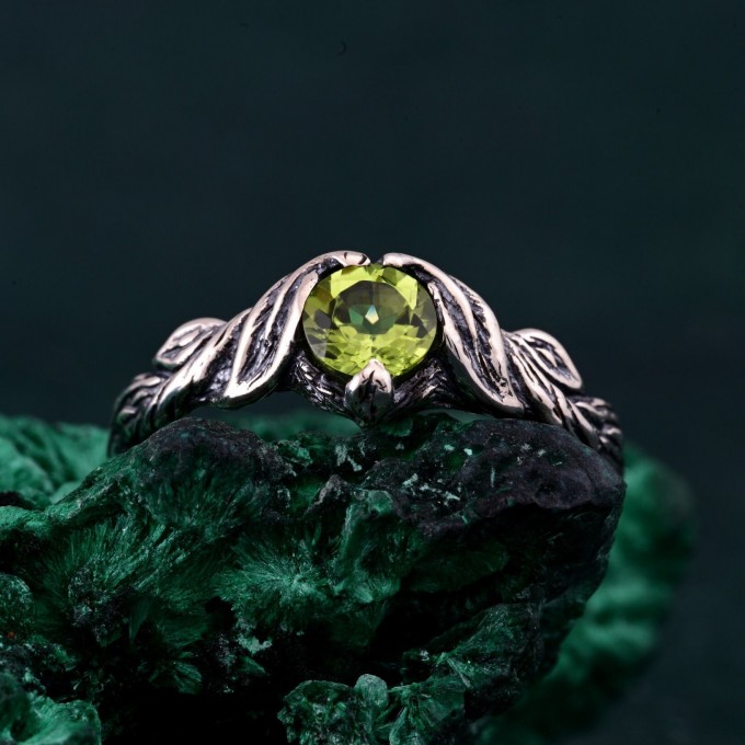 Rustic Elegance Twig Ring: Nature's Embrace and Woodland Promise Design