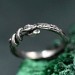 Leaves and Branch Wedding Ring – Unisex Gothic Design for Couples