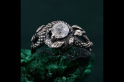Scale of the Dragon Ring, Dragon Scale Silver Ring, Silver Dragon Armor Ring, Mythical Scale Ring, Serpentine Elegance Ring