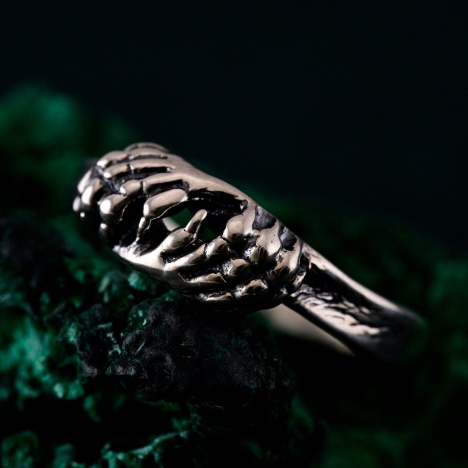 Majestic Silver Lion Claw Ring – Unique Animal-Inspired Jewelry
