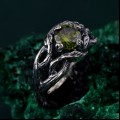 Nature's Finest Silver Leaf Elegance Ring