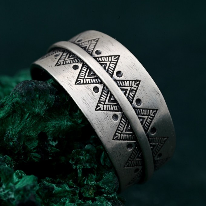 Mystical Boho Ring - Free Spirit Silver Adjustable Dreamscape Ring