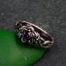 Twilight Lotus: Gothic Alexandrite Ring