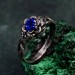 Leaf Embrace Sapphire Ring – Artistic Sterling Silver Botanical Engagement JewelryLeaf Embrace Sapphire Ring – Artistic Sterling Silver Botanical Engagement Jewelry