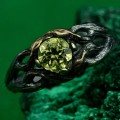 Grasp of Nature: Gothic Peridot Ring
